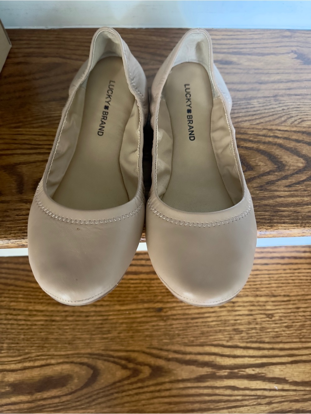 Lucky Brand Nude/Tan Ballet Flats — Slip-On Everyday